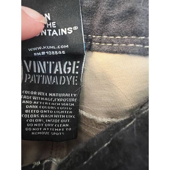 KUHL Vintage Patina Dye Ryder Khaki Tan Mens Pants Size 38X30 - Picture 6 of 6